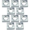AERZETIX - C49559 - Set of 10 Square Nuts M8