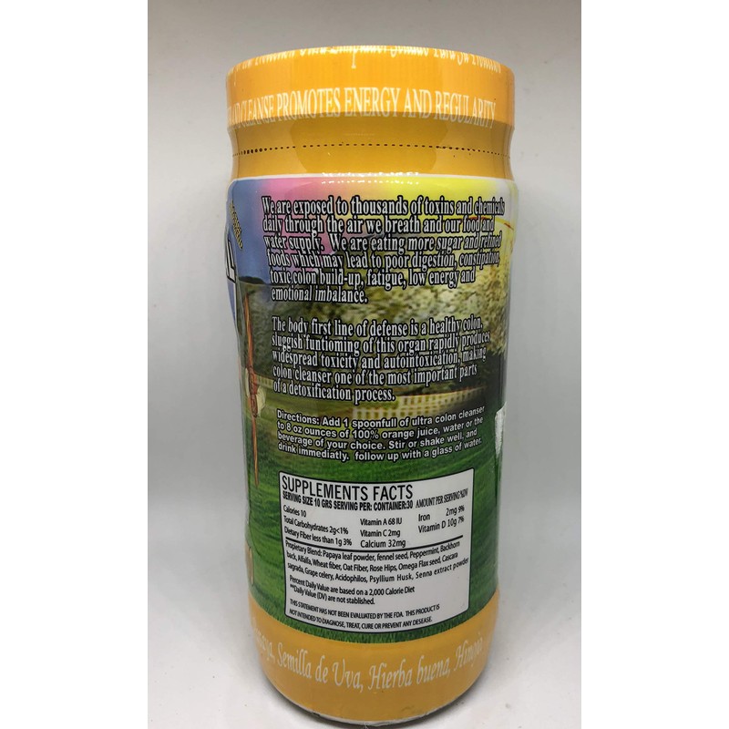 Elixir Natural Lbs Ultra Limpiador Intestimal 300 grm