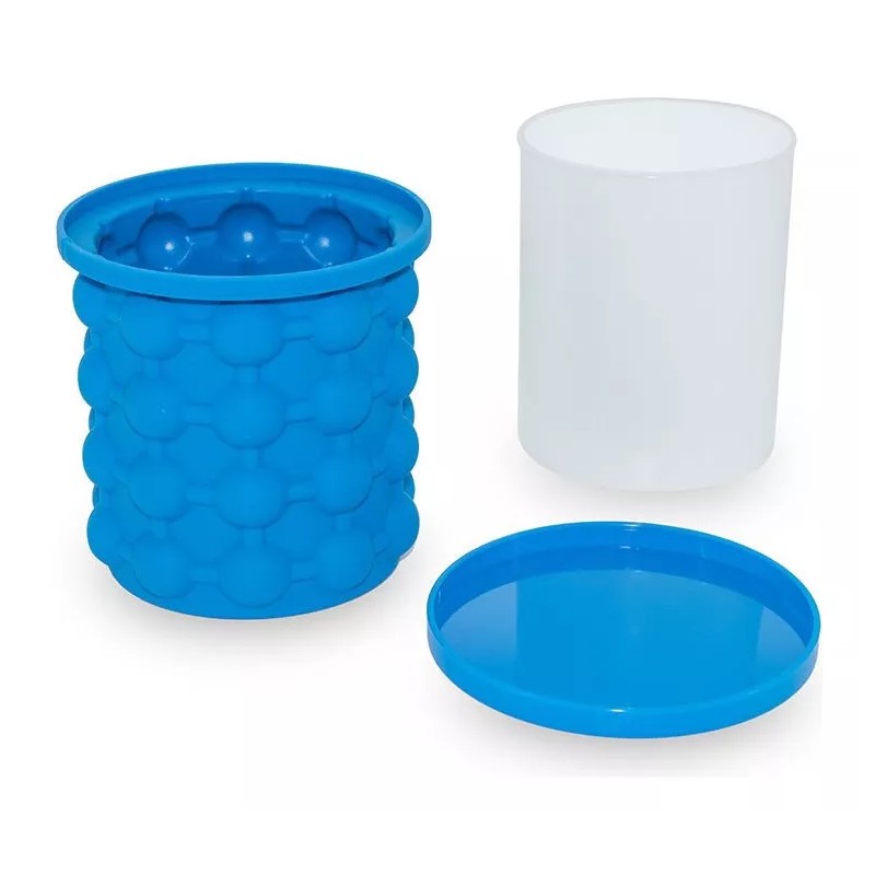 CL Molde Silicon Para Hacer Hielos Ice Cube Bote Para