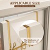FantasHome Double Prong Over The Door Hook Rack with 12
