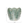 Creative Co-Op Embossed Stoneware Cabbage Planter with Reactive Glaze, Green
