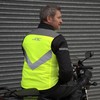 JDC Motorcycle Hi Vis Vest High Visibility Zipper Safety Reflective