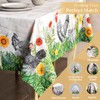 Maison d' Hermine 100% Cotton 54"x54" Easter Tablecloth Square Kitchen
