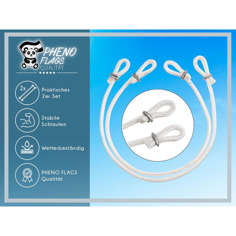 PHENO FLAGS Premium Flag Loops, Set of 2, 41 cm,