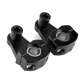VOBOR Motorcycle Handlebar Risers - 1 Pair Universal Aluminum Alloy Motorcycle Handlebar Riser Clamp for 22mm or 28mm Durable Bars Clamp
