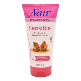 Pza Crema Depiladora Nair Corporal Piel Sensible Aceit
