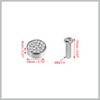 RATCHROLL 1 Set Bling Car License Plate Fasteners Screws Caps