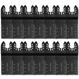 15PCS Universal Oscillating Quick Release Saw Blades Set Multitool Tool Blade for Bosch Craftsman Dremel FEIN Ridgid TCH Makita Milwaukee