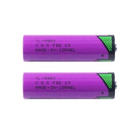 XXSTAR 2 Pack TL-5903 3.6V AA Lithium Battery 2400mAh Batteries AA Size Lithium Battery Non-Rechargeable ER14505 LS14500