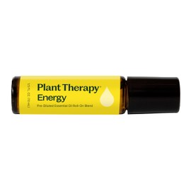 Plant Therapy Energy Essential Oil Blend 10 mL (1/3 oz) Refreshing, Energizing Blend 100% Pure, Pre-Diluted Roll-On, Natural Aromatherapy, Therapeutic Grade