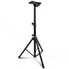 Pyle Mount Holder Heavy Duty Rubber Capped Tripod, Adjustable Height