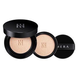 Hera Black Cushion Foundation Duo Original SPF34 PA++ 15g + Refill 15g Set, 25N1, 1 Piece / 헤라 블랙 쿠션 파운데이션 듀오 본품 SPF34 PA++ 15g + 리필 15g 세트, 25N1, 1개