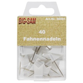 BIG-SAM 30001 – 40 Pin Pins – Flags / Flags – White