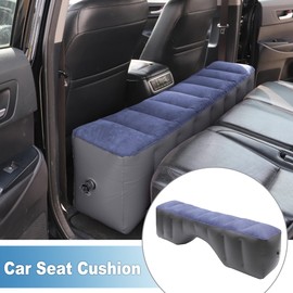 A ABSOPRO Car Mattress Sleeping Mat Comfortable Rear Seat Air Bed Gap Pad for Napping Travel Blue Gray