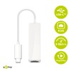 Goobay 66255 USB-C RJ45 Adapter, White