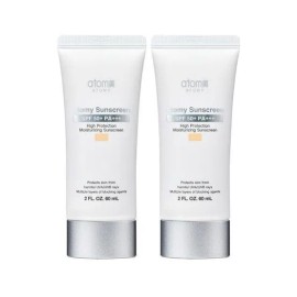 Atomy Sun Cream Beige 60ml x 2 SPF 50+ / PA+++ mixed tea / 애터미 선크림 베이지 60ml x 2개 SPF 50+ / PA+++ 혼합자차