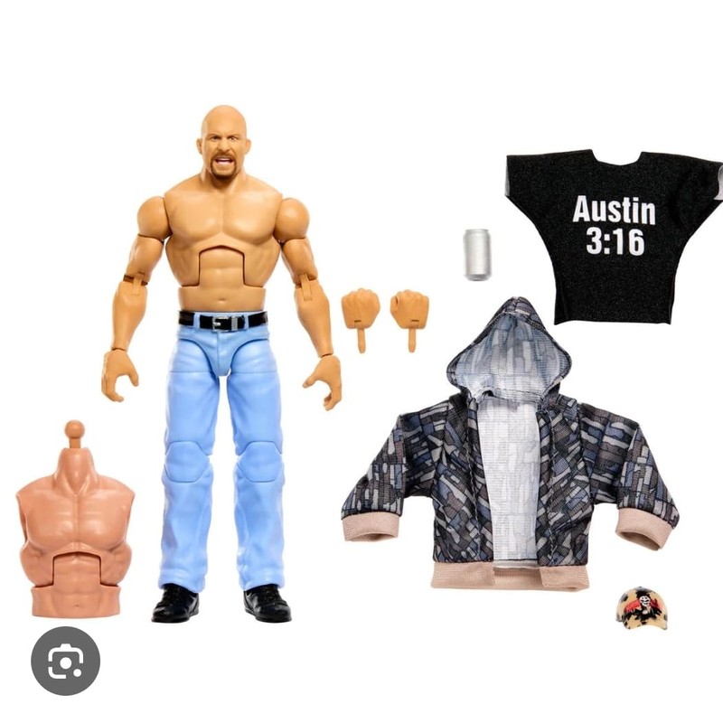 Elite Monday Night Wars Stone Cold Steve Austin Wrestling Figure