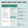 KMQOY To Do List Notepad - Daily Planner Pad Undated