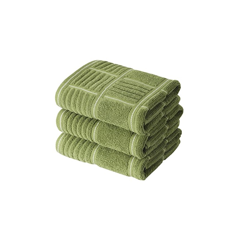 Anyi Kitchen Tea Towels Heavy Duty Absorbent with Hanging Loop