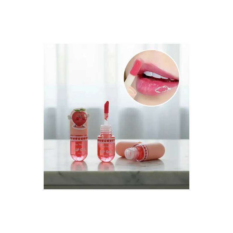 Lip Oil Magic Kiss Beauty Gloss Labial Brillo Aroma 3pz