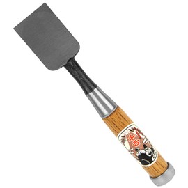 千吉銅賞 ノミ 追入のみ 刃巾42mm 木工用 鋼付 赤樫柄 奥行3×高さ22.5×幅4.2cm