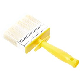 Coral 34201 Essentials Block Paint Brush with Synthetic Paintbrush Head for Sheds Fences or Paste 4 inch