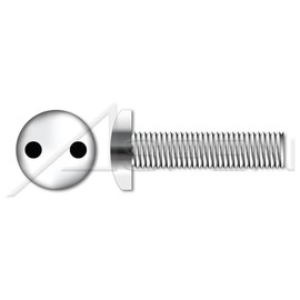 (300 pcs) #6-32 X 1/2", Machine Screws, Pan Head Tamper-Resistant Drilled Spanner Drive, Stainless Steel, Includes Driver Bit