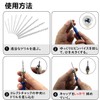 Hand Pin Vise with 16 Pcs Drill Bits，for Resin, Rotary