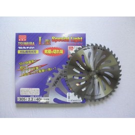 Tsumura Kogyo 8391aj Chip Saw L-Shaped Special Light for Grass Trimmers (Outer Diameter: 12 inches (305 mm) 40 P)