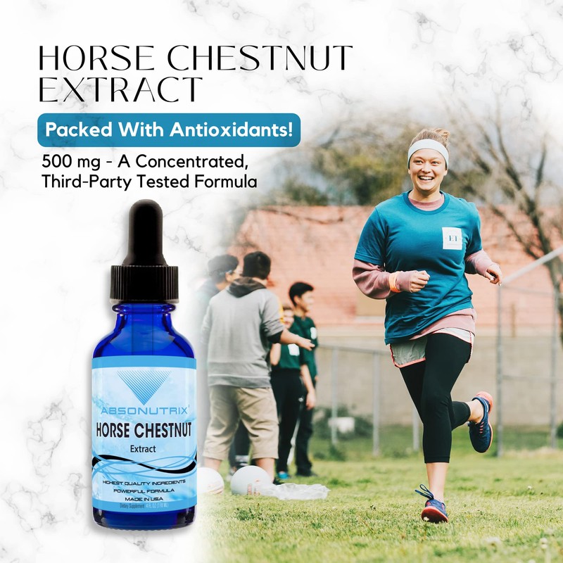 Absonutrix Horse Chestnut Extract 550 mg 4 Oz Drops, 200