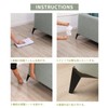DearMin Furniture Sofa Slip-Resistant Sheet Fit Stop, Freely Cut, Earthquake