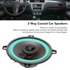Car Coaxial Speaker Stereo, 100W, 4 Ohm, Medium Range, High