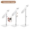 uxcell 2 Pcs Shoe Display Stand, Adjustable Height Risers Stand