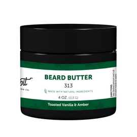 Detroit Grooming Co. Beard Butter for Men | Softens, Thickens & Hydrates with Safflower Oil & Shea Butter | 313 Scent, 4oz