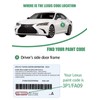 085 Eminent White Pearl Touch Up Paint for Lexus, Color