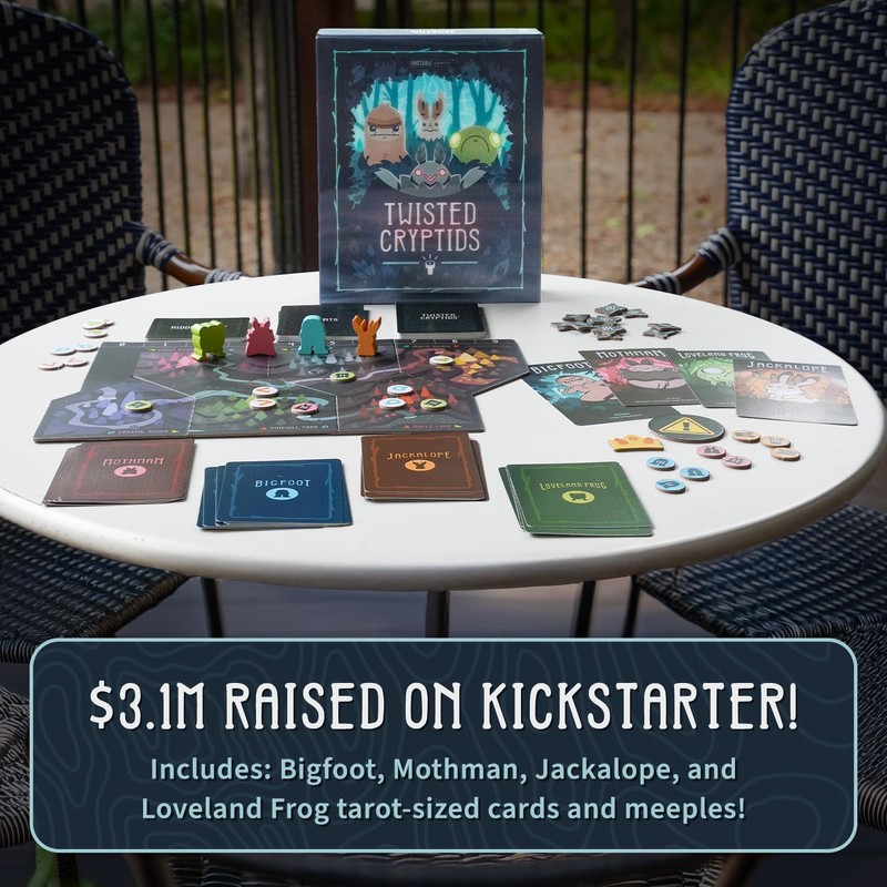 Unstable Games Twisted Cryptids Board Game - Strategy Card Game