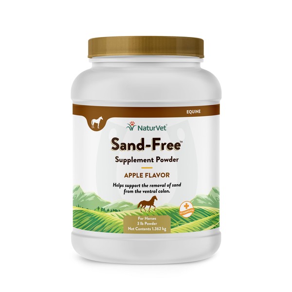 NaturVet – Sand Free Horse Powder – 3 lbs –