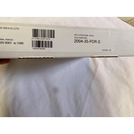 BRADY PDC Tyvek Wristband 1000 Labels Numbered Security Events Bars Sheeted