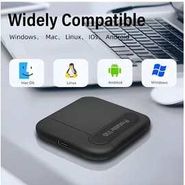 Genérico Mini Disco Duro Externo Premium 2 TB Alta Velocidad, para Computadora, Portátil, (Ultra Slim -3.0 "2 TB)