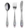 Children's Cutlery Set Stainless Steel with Owl Motif Set of
