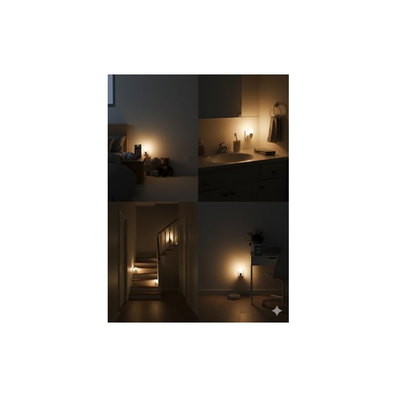 FamilyMaid Clear Night Light Bulbs – 6PC