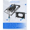 Motorcycle Helmet Dryer Holder with Ventilation Fan, Heavy Duty Helmet