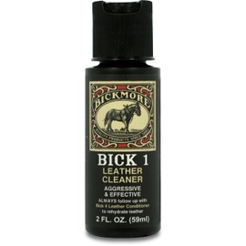 Bickmore Bick 1 Leather Cleaner 2 oz - Clean Dirt, Oil, Sweat, Salt, and Water Stains from all Colored, White, and Black Leather