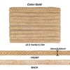 FINGERINSPIRE Gold Braid Trim 1.6 X115cm Polyester Ribbon Woven Gimp