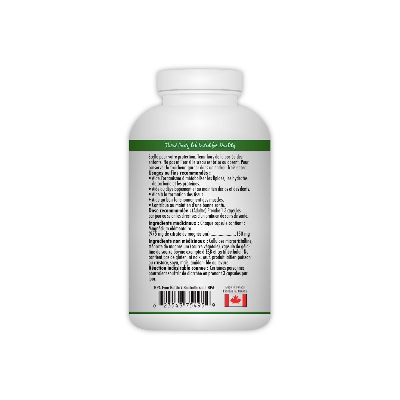Magnesium Citrate 360, Naka Original Magnesium Citrate 360 Capsules