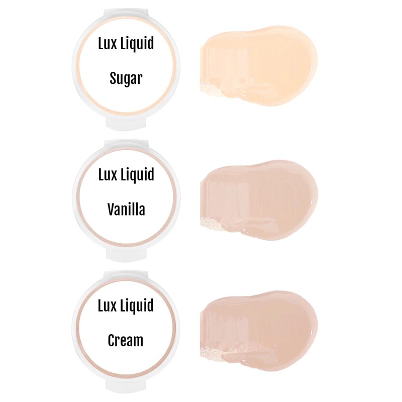BaeBlu Organic LUX Liquid Foundation SAMPLES, Sugar, Vanilla, Cream