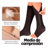 Universo en Linea Calcetas Compresión Medias Calcetines Cierre Como Zip
