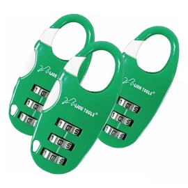Lion Tools 5 Candados Maleteros Combinación Programable 25mm 3 Dígitos