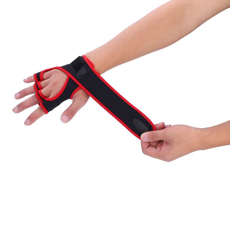 1 Pair Anti skid Sports Weight Lifting Half Finger Protection