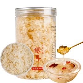 dried white snow fungus mushroom 2.82oz/80g, snow fungus mushroom，Beautiful Snow Mushrooms，dried mushrooms for cooking